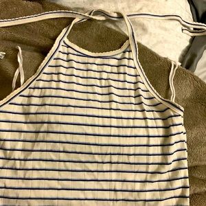 american eagle halter top tank top size small